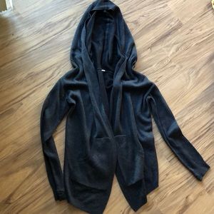 Lululemon open sweater with hood